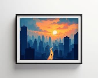 Sztuka eksploracji miejskiej | Indigo Bloom Do pobrania DO DRUKU Cyfrowe | IB126