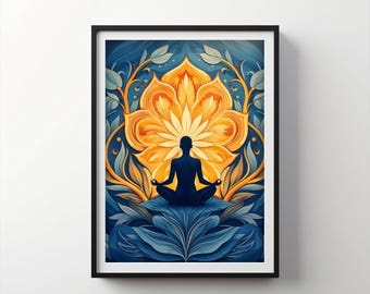 Oświecenie uważności | Indigo Bloom Do pobrania DO DRUKU Cyfrowe | IB106