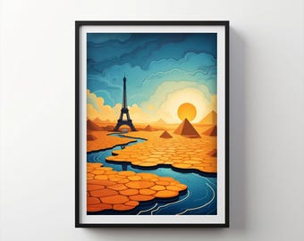 Nostalgiczne zabytki | Indigo Bloom Do pobrania DO DRUKU Cyfrowe | IB121