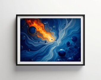 Cosmic Odyssey | Indigo Bloom Do pobrania DO DRUKU Cyfrowe | IB130