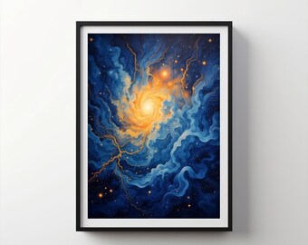 Celestial Art Adventure | Indigo Bloom Downloadable PRINTABLE Digital | IB217