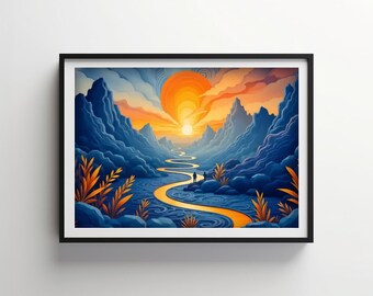 Przygoda w górach | Indigo Bloom Do pobrania DO DRUKU Cyfrowe | IB105