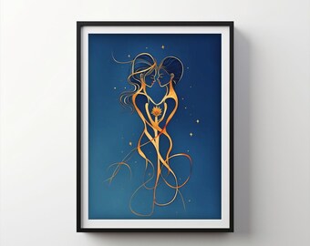 Connection in Colors | Indigo Bloom Downloadable PRINTABLE Digital | IB229