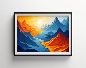 Przygoda w Indigo | Indigo Bloom Do pobrania DO DRUKU Cyfrowe | IB127