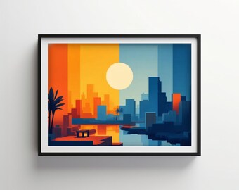 Urban Art Vibes | Indigo Bloom Downloadable PRINTABLE Digital | IB223