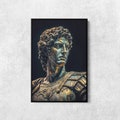 Alexander The Great Bust, Alexander the Great Print, Ancient Greek Wall Art, Roman Statue, Statue Wall Art, Classical History Poster product logo