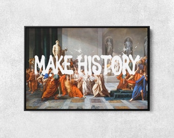 Stoicism Quotes Print Wall Art, Stoicism Print, Motivational Poster, Fresco Wall Decor, Inspirational Quote Print, Renaissance Art
