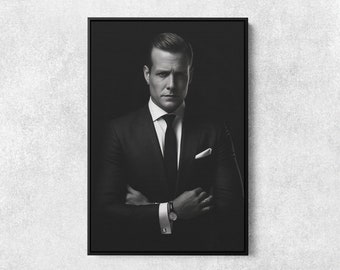 Harvey Specter Print, Lawyer Poster, Suits Poster, Legal Office Decoration, Gift for Lawyer, TV Show Poster, Law Office Wall Art