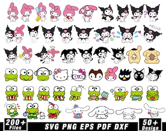 Kawaii Kitty Svg, Kawaii Kitty Svg Bundle, Cute Cat Svg, Kitty Svg, Kawaii Kitty Clipart, Kawaii Kitty Svg