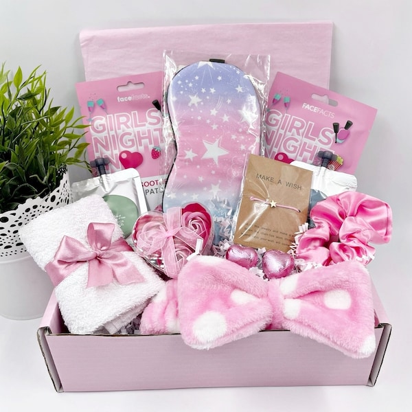 Teenage Girl Spa Birthday Box | Girls Birthday Gift, Teen Pamper Box, Home Spa Gift, Sleepover Box, Kids Gift Box, Hamper, easter gift box