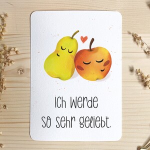Affirmationskarte Kinder Erwachsene Jugendliche Mutmacher Selbstliebe Einschulung Aufmunterung Geschenk Freundin  *Früchte