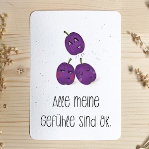Affirmationskarte Kinder Erwachsene Jugendliche Mutmacher Selbstliebe Einschulung Aufmunterung Geschenk Freundin  *Pflaumen