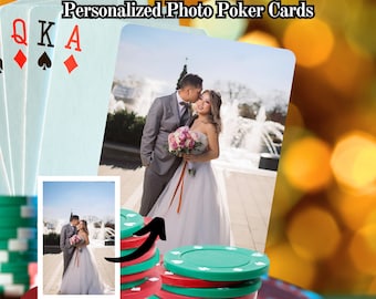 Poker Playing Cards, Personalized Poker Cards for Husband, Birthday Gift for Him, Anniversary Gift, Custom Photo Gift, Housewarming Gift