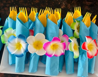 Hawaiian/Beach party utensil sets