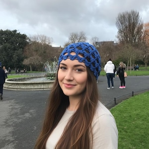 Golvend gehaakt mutspatroon vrouw