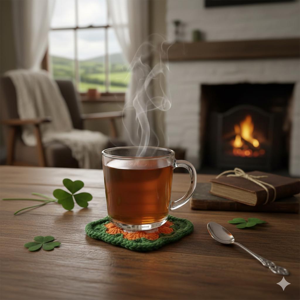 37 Irish Crochet Patterns: Traditional Motifs, Vintage Lace, and Modern Irish-Inspired... 3 Granny square crochet coaster pattern Granny's Irish Charm