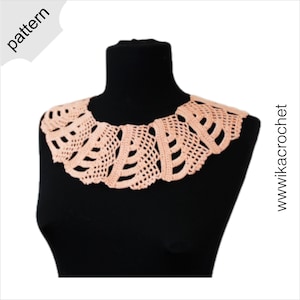 Crochet Collar pattern for woman