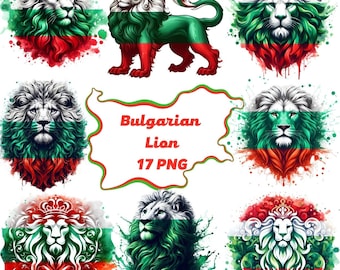 Può includere: Una collezione di illustrazioni digitali che raffigurano un leone con una criniera verde su uno sfondo rosso e verde. Il leone è rappresentato in varie pose, tra cui un'immagine a figura intera, un ritratto di testa e spalle e una vista di profilo. Lo sfondo presenta un effetto acquerello con schizzi di rosso, verde e bianco.