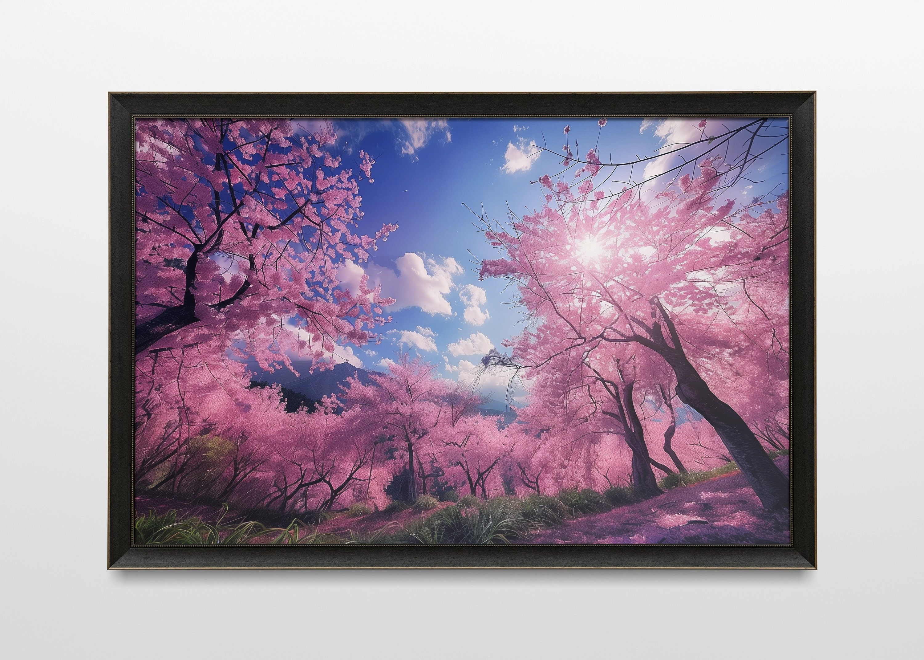 Laying Down Beneath the Cherry Blossom Trees (sakura) - Etsy