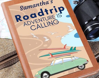 Family Travel Journal,Adventure Journal,Traveling Journal,Camping Journal,Camper Notebook,Custom Journal,Camping Gift,Trip Planner,RV Gift
