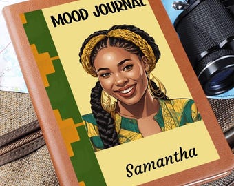 Black Girl Journal,Afrocentric Gift,Memory Book,Juneteenth Gift,African American Woman Gift,Black History Gift,Wellness Self Care Journal