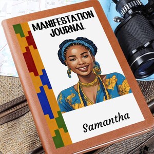 Black Girl Journal,Afrocentric Gift,Memory Book,Juneteenth Gift,African American Woman Gift,Black History Gift,Wellness Self Care Journal
