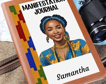 Black Girl Journal,Afrocentric Gift,Memory Book,Juneteenth Gift,African American Woman Gift,Black History Gift,Wellness Self Care Journal
