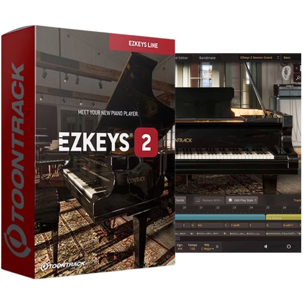 EZkeys 2 VST (Virtual Pianist, songwriting tool) Lifetime Activation for Windows