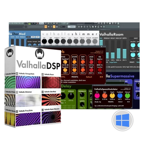 NUEVO Valhalla D.S.P - Paquete de complementos 2024 para Windows VST/VST3/AAX (licencia de por vida)