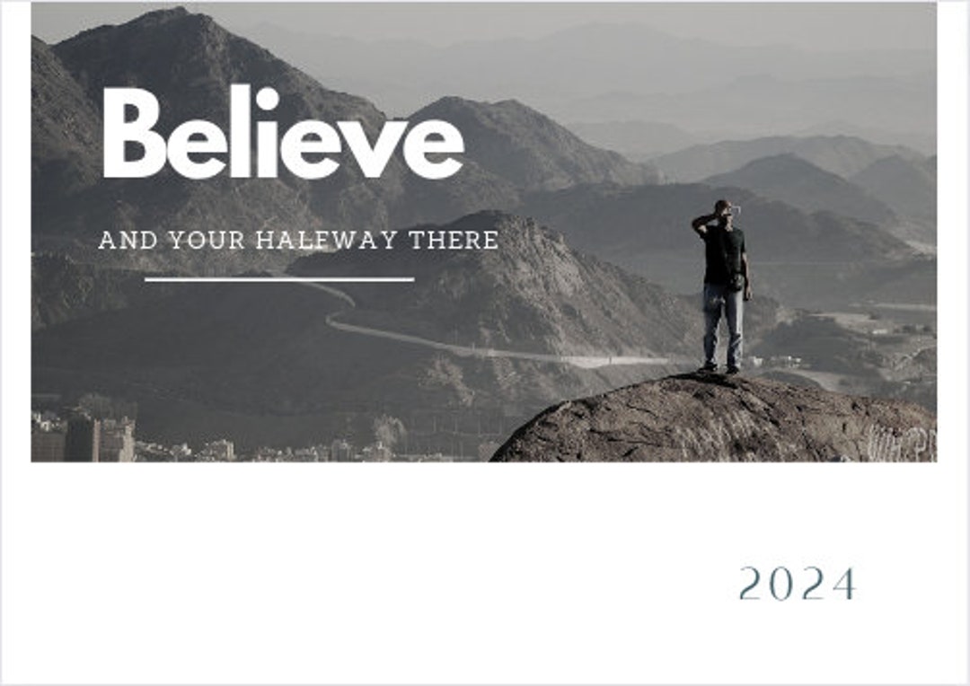 Printable "inspirational" Calendar - Etsy