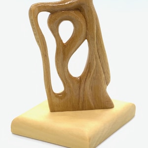 Wooden Swan Sculpture | Handmade Figurine, Rustic Home Decor, Minimalist Wooden Art, Natural Carved Statue & Exclusive One-of-a-Kind Gift