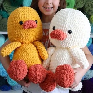 Crochet Pattern Duck Duck Amigurumi tutorial PDF in English Toy Amigurumi Handmade Children's Gift For The Christmas Decor zdjęcie 1