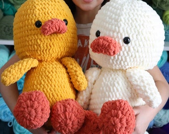 Crochet Pattern Duck | Duck Amigurumi tutorial PDF in English| Toy Amigurumi Handmade Children's Gift For The Christmas Decor