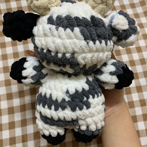 Baby Cow Plush, Cow Crochet Pattern Pdf, Baby Cow Amigurumi, Cute Crochet Animal, Plush Crochet Pattern, Easy Pattern zdjęcie 3