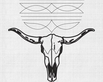 Bootstitch Cow Western Embroidery Designs Western Embroidery Pattern Cow Embroidery Designs Files Machine Embroidery Designs