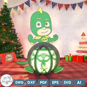 Cartoon Lantern Lamp Cut File Svg,Cartoon Character Lantern Svg,Cartoon Lantern Svg,Lantern Shadow Box,Children's Room Decoration,Home Decor