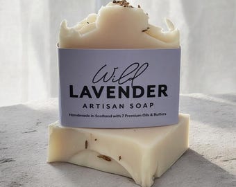 Organic Lavender Soap: UK Artisan Vegan Soap, Handmade in Scotland