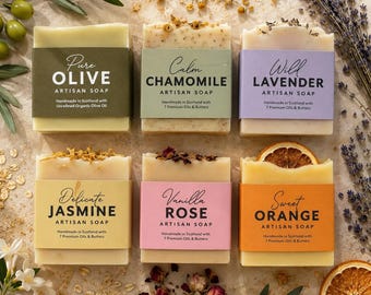 UK Organic Handmade Vegan Soap Bar: Natural Artisan Cold Process Soap