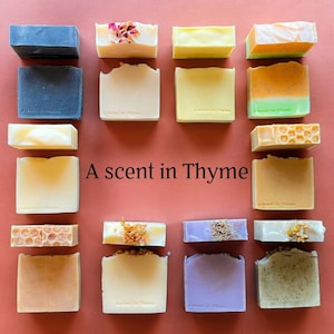 UK Organic Luxury Soap Handmade Vegan Natural Artisan Soap, Cold Process Soap Bar, Palm Oil Free, Plastic Free, Eco Gift, UK Soap