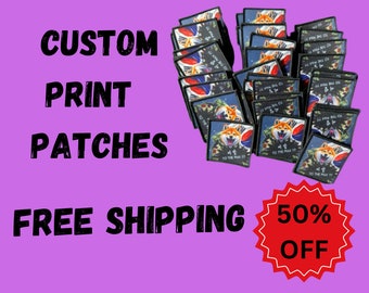 custom print patches , custom prints sublimation patches