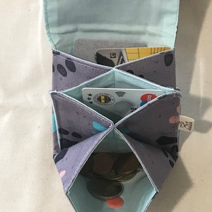 Handgemachte kleine Geldbörsen sind perfekte Geschenke für sie oder Freundin zu Geburtstagen, Muttertag und anderen besonderen Anlässen.