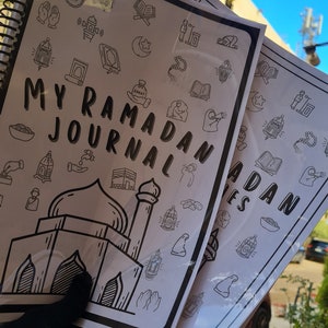 Ramadan Journal for Kids | Kids Ramadan Planner | Kids Activity book for Ramadan | Salah | Sawm | Stories of the Prophets | Lanterns DIY image 9
