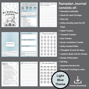 Ramadan Journal for Kids | Kids Ramadan Planner | Kids Activity book for Ramadan | Salah | Sawm | Stories of the Prophets | Lanterns DIY image 4