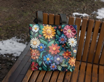 Floral Tote Bag - Summer is right around the corner