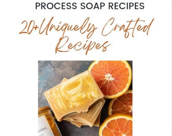DIY Cold Process Soap Recipes Ebook | Beginner Friendly (PDF)