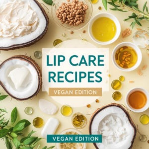 Veganska läppvårdsrecept - Den kompletta guiden för formulerare | Gör-det-själv läppbalsam, gloss, smör, skrubb | Inte testad på djur