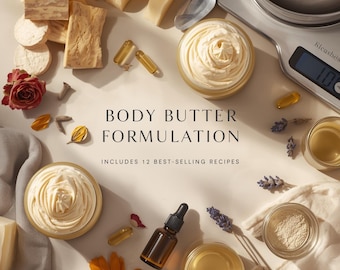 Body Butter Recipe Ebook | DIY Skincare Guide (PDF)