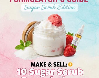 10 Professionelle Zuckerpeeling-Formulierungen (mit Prozentsätzen)|Rezepte für ein natürliches Körperpeeling+Schritt-für-Schritt-Anleitung