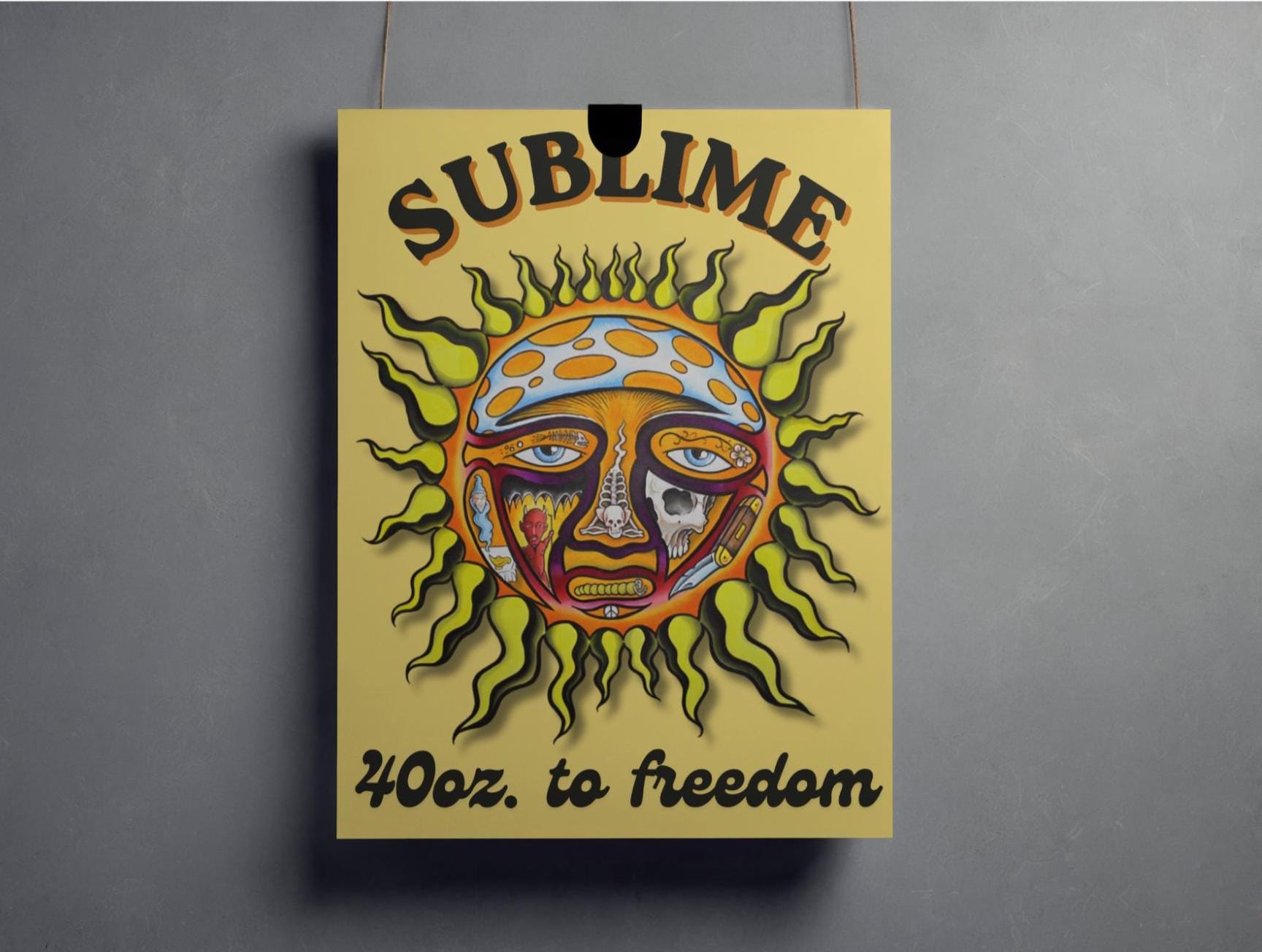 Sublime Poster Print - Etsy