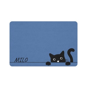 Personalised cat feeding mat store